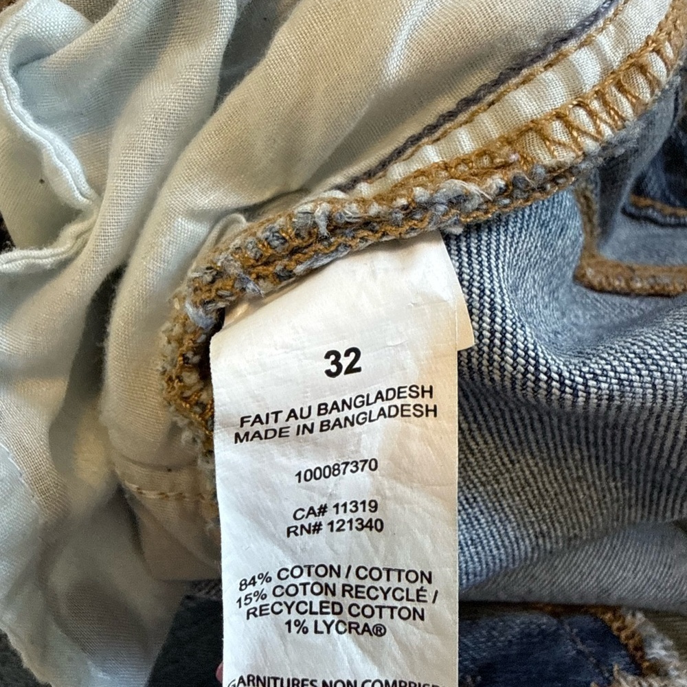 Dynamite Justina Blue Medium Wash Denim Jeans size 14 - Picture 6 of 8